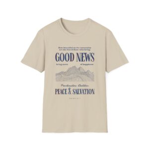 Good News Unisex Softstyle T-Shirt - Peace & Salvation Design