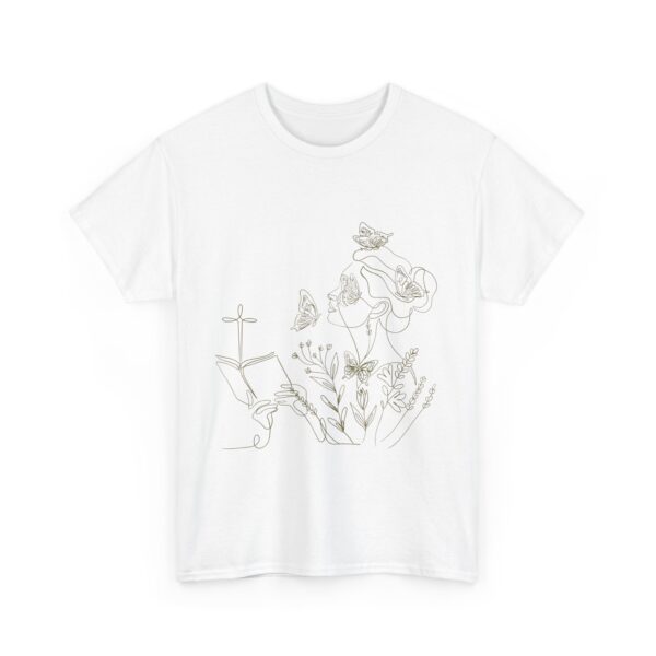 Woman Reading Bible Shirt | Christian Shirt - Image 3